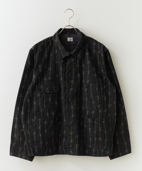 PRINTED ENGINEER SHORT JACKET 印花工裝短版夾克 男裝 秋季 冬季