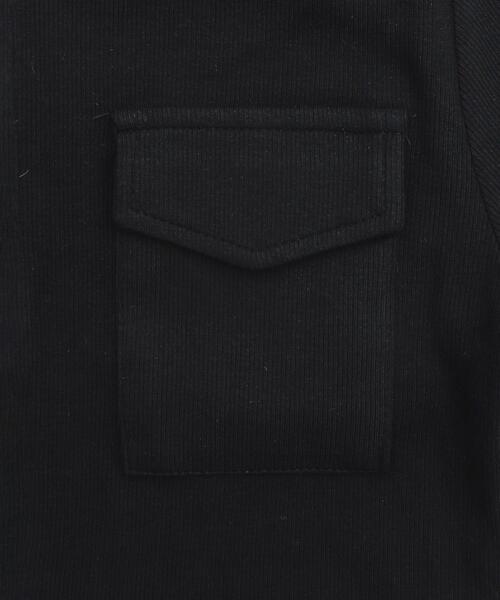 dispark（ディスパーク）の「DISPARK/WジップクロップドSSピチパーカー（パーカー・レディース・ブラック/その他1・FREE）」の5枚目の写真