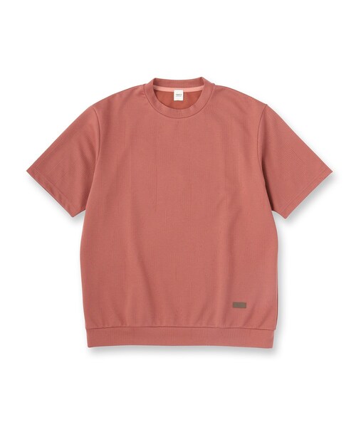 TAKEO KIKUCHI(タケオキクチ)の「【尾州ファブリック】 スライドパズル柄 ポンチ プルオーバー(Tシャツ/カットソー・メンズ・ブラウン系その他/レッド系/ホワイト/ネイビー/ダークオリーブ・01/02/03/04)」の6枚目の写真