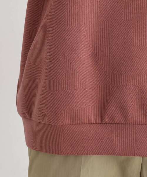 TAKEO KIKUCHI(タケオキクチ)の「【尾州ファブリック】 スライドパズル柄 ポンチ プルオーバー(Tシャツ/カットソー・メンズ・ブラウン系その他/レッド系/ホワイト/ネイビー/ダークオリーブ・01/02/03/04)」の12枚目の写真