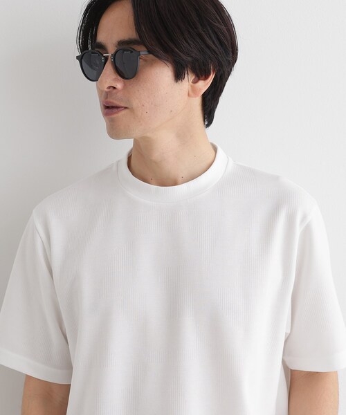 TAKEO KIKUCHI(タケオキクチ)の「【尾州ファブリック】 スライドパズル柄 ポンチ プルオーバー(Tシャツ/カットソー・メンズ・ブラウン系その他/レッド系/ホワイト/ネイビー/ダークオリーブ・01/02/03/04)」の14枚目の写真