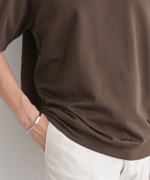 TAKEO KIKUCHI(タケオキクチ)の「【尾州ファブリック】 スライドパズル柄 ポンチ プルオーバー(Tシャツ/カットソー・メンズ・ブラウン系その他/レッド系/ホワイト/ネイビー/ダークオリーブ・01/02/03/04)」の18枚目の写真