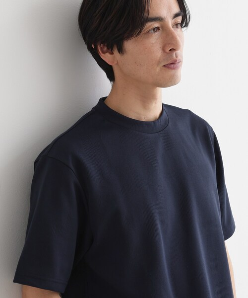 TAKEO KIKUCHI(タケオキクチ)の「【尾州ファブリック】 スライドパズル柄 ポンチ プルオーバー(Tシャツ/カットソー・メンズ・ブラウン系その他/レッド系/ホワイト/ネイビー/ダークオリーブ・01/02/03/04)」の22枚目の写真