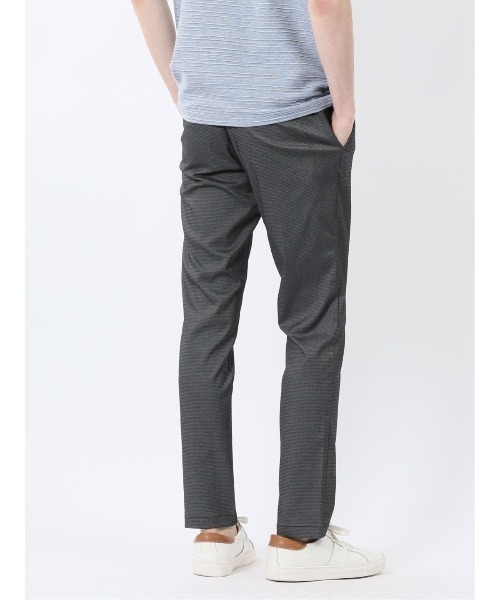 m.f.editorial（エムエフエディトリアル）の「【ストレッチ 抗菌防臭 接触冷感】m.f.エディトリアル メンズ トラウザーパンツ ジャガード（チノパンツ・メンズ・ネイビー/ブラック/カーキ・S/MEDIUM/LARGE/X-LARGE）」の5枚目の写真