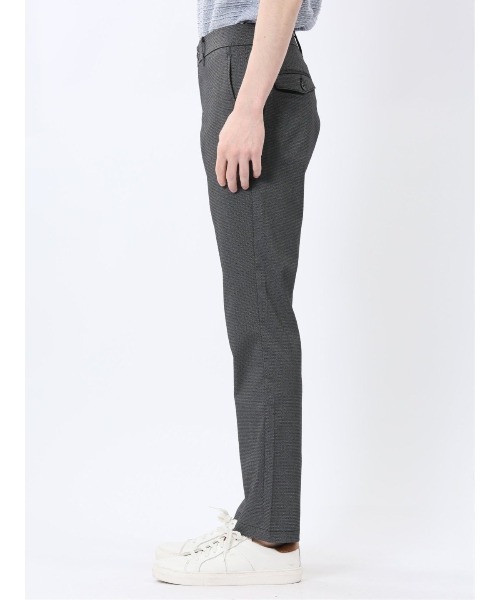 m.f.editorial（エムエフエディトリアル）の「【ストレッチ 抗菌防臭 接触冷感】m.f.エディトリアル メンズ トラウザーパンツ ジャガード（チノパンツ・メンズ・ネイビー/ブラック/カーキ・S/MEDIUM/LARGE/X-LARGE）」の8枚目の写真