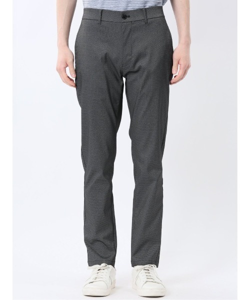 m.f.editorial（エムエフエディトリアル）の「【ストレッチ 抗菌防臭 接触冷感】m.f.エディトリアル メンズ トラウザーパンツ ジャガード（チノパンツ・メンズ・ネイビー/ブラック/カーキ・S/MEDIUM/LARGE/X-LARGE）」の9枚目の写真