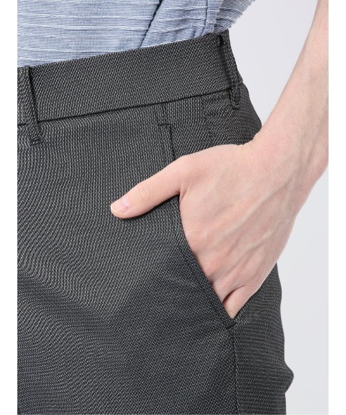 m.f.editorial（エムエフエディトリアル）の「【ストレッチ 抗菌防臭 接触冷感】m.f.エディトリアル メンズ トラウザーパンツ ジャガード（チノパンツ・メンズ・ネイビー/ブラック/カーキ・S/MEDIUM/LARGE/X-LARGE）」の11枚目の写真