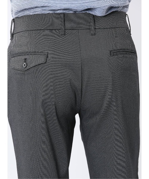 m.f.editorial（エムエフエディトリアル）の「【ストレッチ 抗菌防臭 接触冷感】m.f.エディトリアル メンズ トラウザーパンツ ジャガード（チノパンツ・メンズ・ネイビー/ブラック/カーキ・S/MEDIUM/LARGE/X-LARGE）」の12枚目の写真