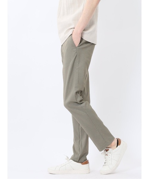 m.f.editorial（エムエフエディトリアル）の「【ストレッチ 抗菌防臭 接触冷感】m.f.エディトリアル メンズ トラウザーパンツ ジャガード（チノパンツ・メンズ・ネイビー/ブラック/カーキ・S/MEDIUM/LARGE/X-LARGE）」の13枚目の写真