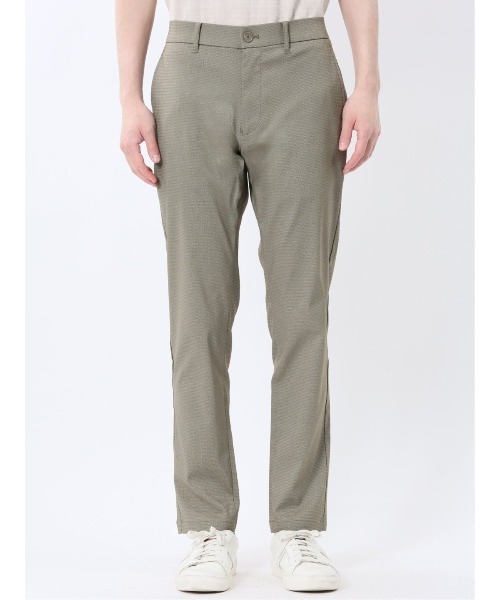 m.f.editorial（エムエフエディトリアル）の「【ストレッチ 抗菌防臭 接触冷感】m.f.エディトリアル メンズ トラウザーパンツ ジャガード（チノパンツ・メンズ・ネイビー/ブラック/カーキ・S/MEDIUM/LARGE/X-LARGE）」の10枚目の写真