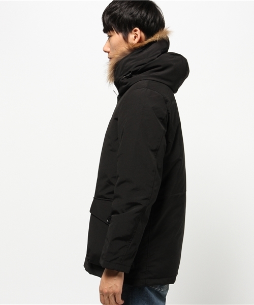 DANTON（ダントン）の「【DANTON】ダントンダウンコート（ダウンジャケット/コート・メンズ・オリーブ/ブラック・MEDIUM/SMALL）」の8枚目の写真