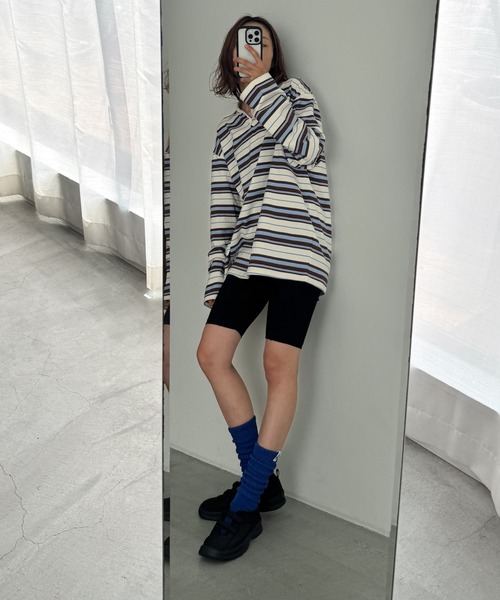 CANAL JEAN（キャナルジーン）の「Miller　2Pロングソックス（ソックス/靴下・レディース・ホワイト/その他・ONE SIZE）」の5枚目の写真