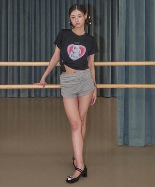 Tシャツ・カットソー ODDONEOUT COSMOS RABBIT TIE T-SHIRTS 4BUK446 ODDONEOUT】COSMOS RABBIT TIE T-SHIRTS（Tシャツ/カットソー