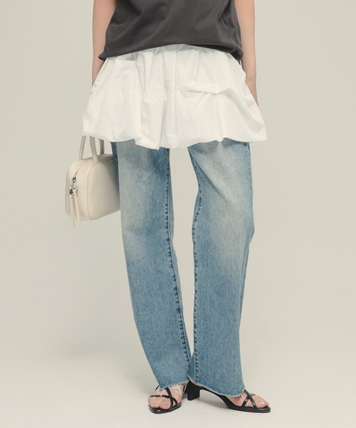 eL(エル)の「【eL】2Way Balloon Bare Top/494034(その他トップス・レディース・ブラック/ホワイト/イエロー・FREE)」の2枚目の写真