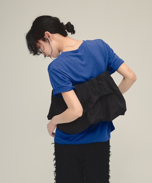 eL(エル)の「【eL】2Way Balloon Bare Top/494034(その他トップス・レディース・ブラック/ホワイト/イエロー・FREE)」の17枚目の写真