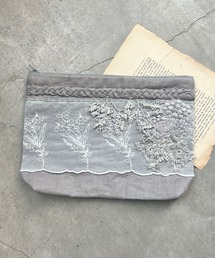 m.soeur（エムスール）の「スズランチュールのポーチ（大）（ポーチ）」