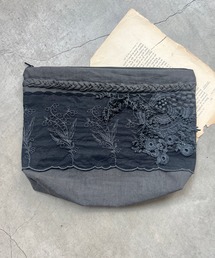 m.soeur（エムスール）の「スズランチュールのポーチ（大）（ポーチ）」