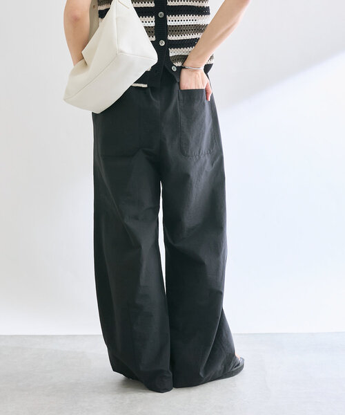 RIVE DROITE(リヴドロワ)の「【ヘルシーな印象に】ドロストカーブパンツ(その他パンツ・レディース・ブラック/ブルー・38/36)」の18枚目の写真