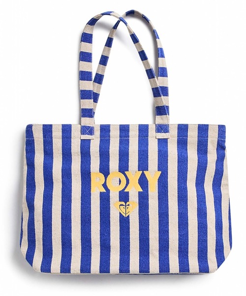 ROXY(ロキシー)の「FAIRY BEACH/ロキシーストライプコットントートバッグ(トートバッグ・レディース・ブルー/ブルー系その他・FREE)」の4枚目の写真