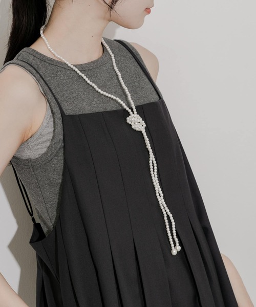 SMELLY（スメリー）の「パールラリエット（ネックレス・レディース・アイボリー・-）」の3枚目の写真