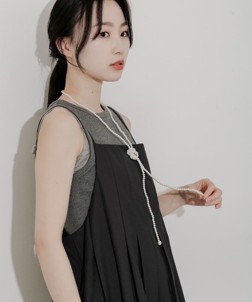 SMELLY（スメリー）の「パールラリエット（ネックレス・レディース・アイボリー・-）」の6枚目の写真