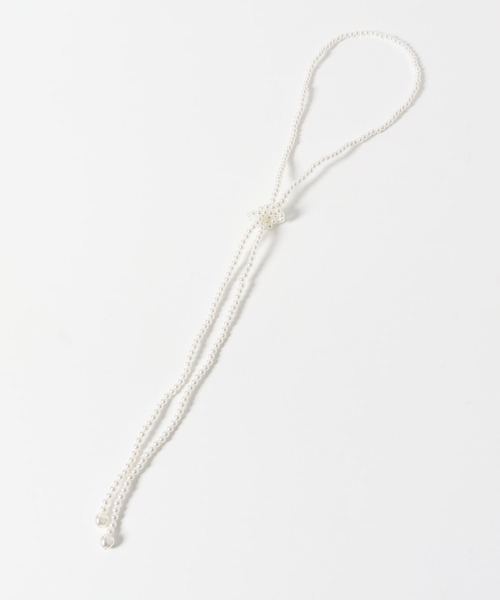 SMELLY（スメリー）の「パールラリエット（ネックレス・レディース・アイボリー・-）」の14枚目の写真