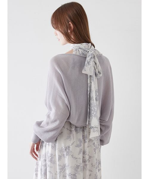 スナイデル　アメスリワンピース×ボレロカーデセット　ネイビー M SNIDEL（スナイデル）の「【00サイズあり】アメスリワンピース