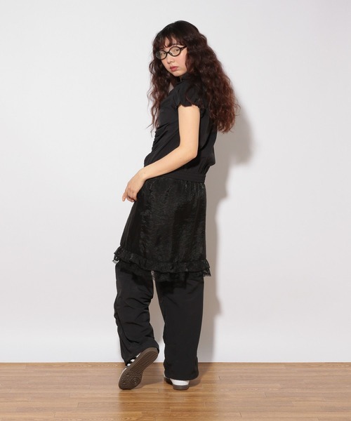 Heather（ヘザー）の「HOLiC レイヤードカーゴパンツ　497247（カーゴパンツ・レディース・ブラック/グレー・FREE）」の8枚目の写真