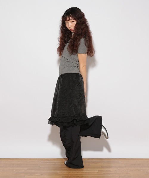 Heather（ヘザー）の「HOLiC レイヤードカーゴパンツ　497247（カーゴパンツ・レディース・ブラック/グレー・FREE）」の13枚目の写真