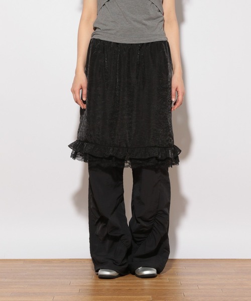 Heather（ヘザー）の「HOLiC レイヤードカーゴパンツ　497247（カーゴパンツ・レディース・ブラック/グレー・FREE）」の14枚目の写真