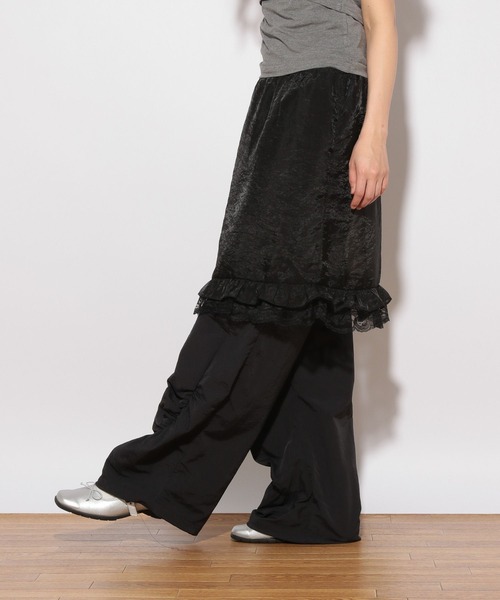 Heather（ヘザー）の「HOLiC レイヤードカーゴパンツ　497247（カーゴパンツ・レディース・ブラック/グレー・FREE）」の18枚目の写真