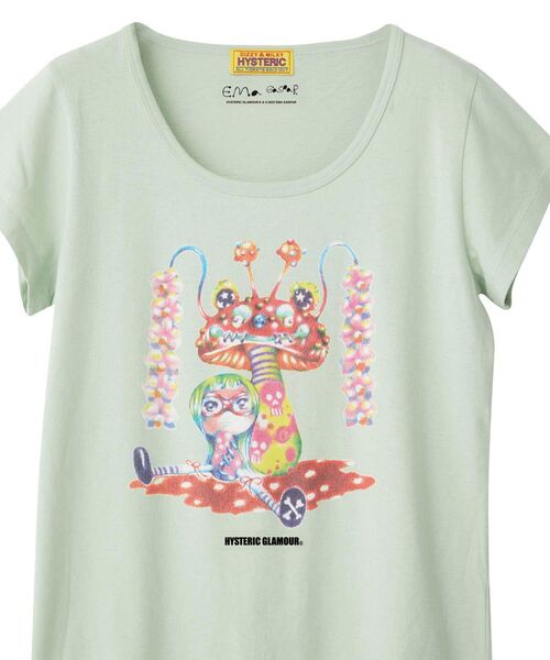 HYSTERIC GLAMOUR（ヒステリックグラマー）の「EMA/MUSHROOM COUPLE T