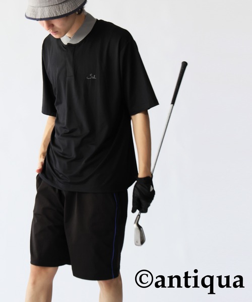 antiqua(アンティカ)の「カラーマッチトップス(Tシャツ/カットソー・レディース・ホワイト/ブラック・ML/LXL)」の13枚目の写真