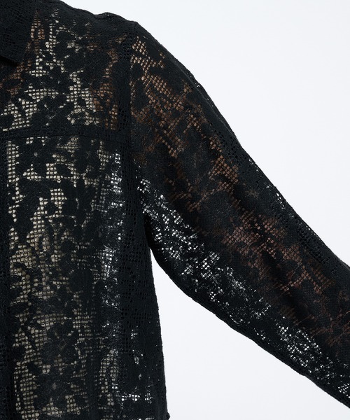 PUBLIC TOKYO(パブリックトウキョウ)の「【残りわずか】コットンレースフロントZIPシャツ(シャツ/ブラウス・レディース・ブラック/ホワイト/オレンジ・FREE)」の18枚目の写真