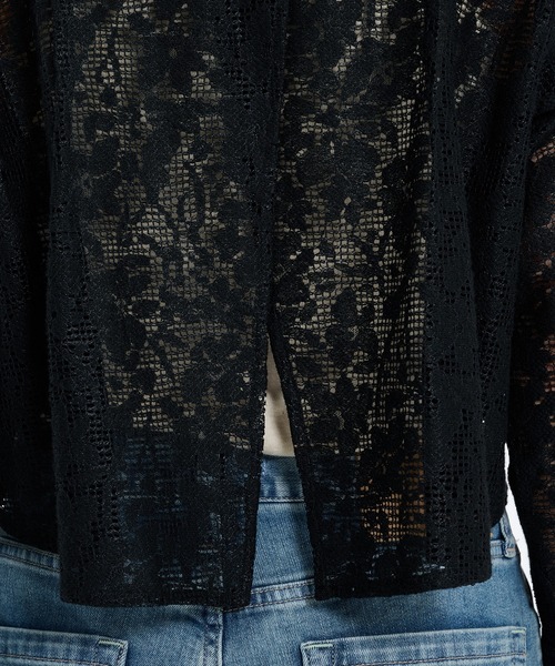 PUBLIC TOKYO(パブリックトウキョウ)の「【残りわずか】コットンレースフロントZIPシャツ(シャツ/ブラウス・レディース・ブラック/ホワイト/オレンジ・FREE)」の15枚目の写真