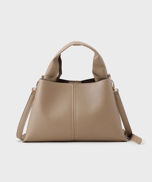 THE SHOP TK （ザ ショップ ティーケー ）の「ワンハンドルバッグ【2WAY】（ショルダーバッグ・レディース・チャコールグレー/ブラック/ブラウン系・00）」の3枚目の写真