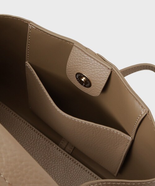 THE SHOP TK （ザ ショップ ティーケー ）の「ワンハンドルバッグ【2WAY】（ショルダーバッグ・レディース・チャコールグレー/ブラック/ブラウン系・00）」の10枚目の写真