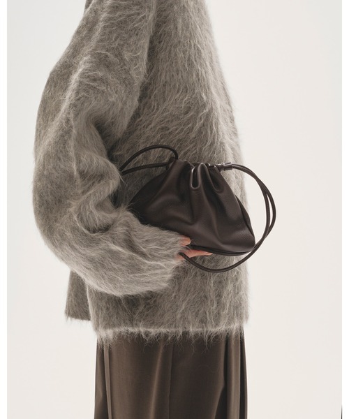 TODAYFUL（トゥデイフル）の「TODAYFUL Drawstring Leather Bag 