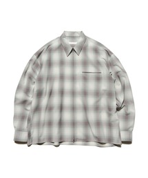 HIGH-TWIST OMBRE CHECK ZIP BLOUSON
