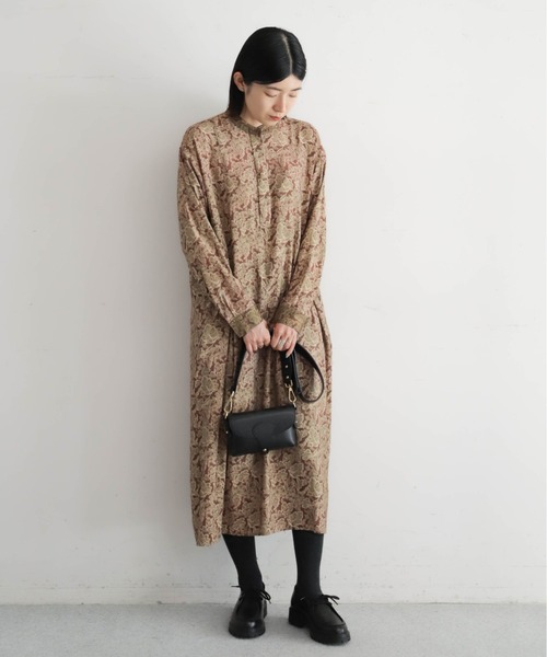 ヴィンテージリーフ スキッパーワンピース | NOMBRE IMPAIR