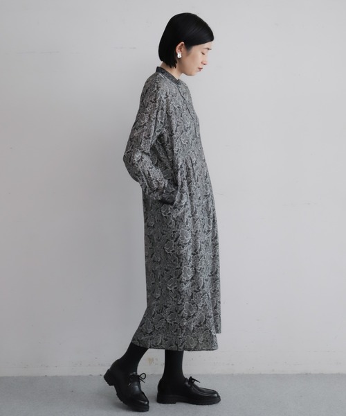 ヴィンテージリーフ スキッパーワンピース | NOMBRE IMPAIR