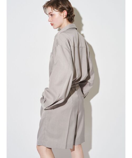 ELENDEEK（エレンディーク）の「ハーフパンツコンビネゾン（つなぎ/オールインワン・レディース・ブラウン/グレー・01/02）」の5枚目の写真