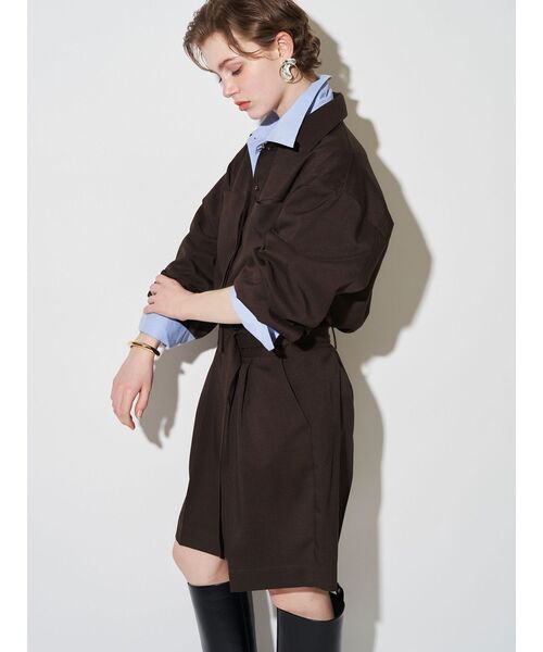 美品✨エレンディーク【1】ハーフパンツコンビネゾン オールインワン ELENDEEK（エレンディーク）の「ハーフパンツコンビネゾン