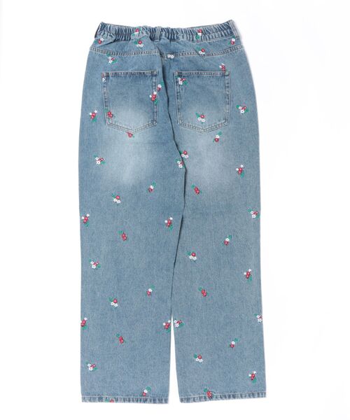 Ruwan yu(ルワンユー)の「小花刺繍ストレートデニムパンツ【大きいサイズ対応】(デニムパンツ・レディース・ブルー・L/LL/3L/4L)」の19枚目の写真