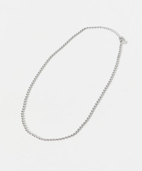 URBAN RESEARCH DOORS（アーバンリサーチドアーズ）の「ボールチェーンネックレス（ネックレス・レディース・シルバー・ONE）」の5枚目の写真