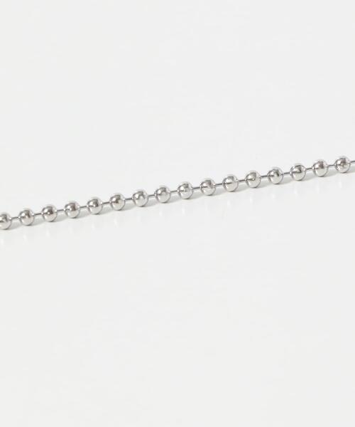 URBAN RESEARCH DOORS（アーバンリサーチドアーズ）の「ボールチェーンネックレス（ネックレス・レディース・シルバー・ONE）」の2枚目の写真
