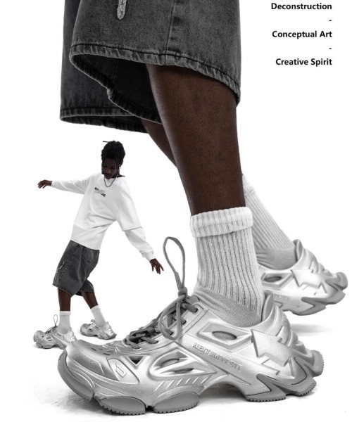 NEXT IMPULSIVE】Time Space Series-Dad Crocs Shoes