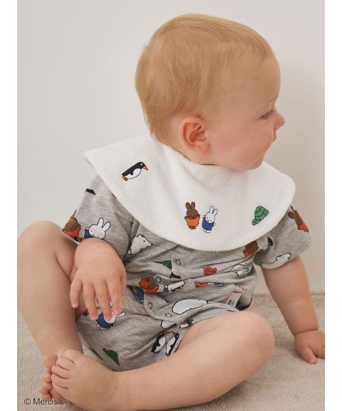 Miffy（ ミッフィー）の「【Dick Bruna】【BABY】【接触冷感】総柄ロンパース（ロンパース・キッズ・ピンク/イエロー/グレー・80/70）」の15枚目の写真