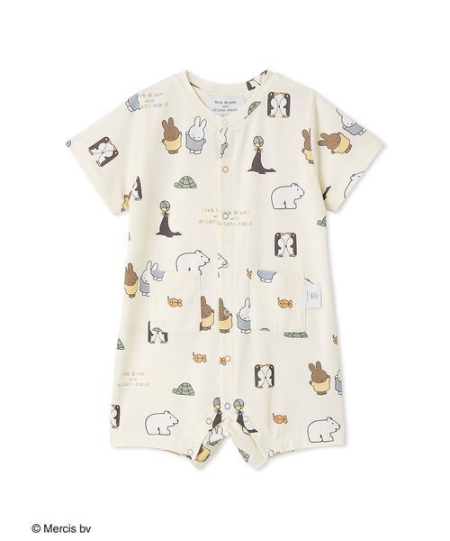 Miffy（ ミッフィー）の「【Dick Bruna】【BABY】【接触冷感】総柄ロンパース（ロンパース・キッズ・ピンク/イエロー/グレー・80/70）」の17枚目の写真