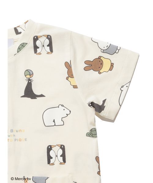 Miffy（ ミッフィー）の「【Dick Bruna】【BABY】【接触冷感】総柄ロンパース（ロンパース・キッズ・ピンク/イエロー/グレー・80/70）」の20枚目の写真